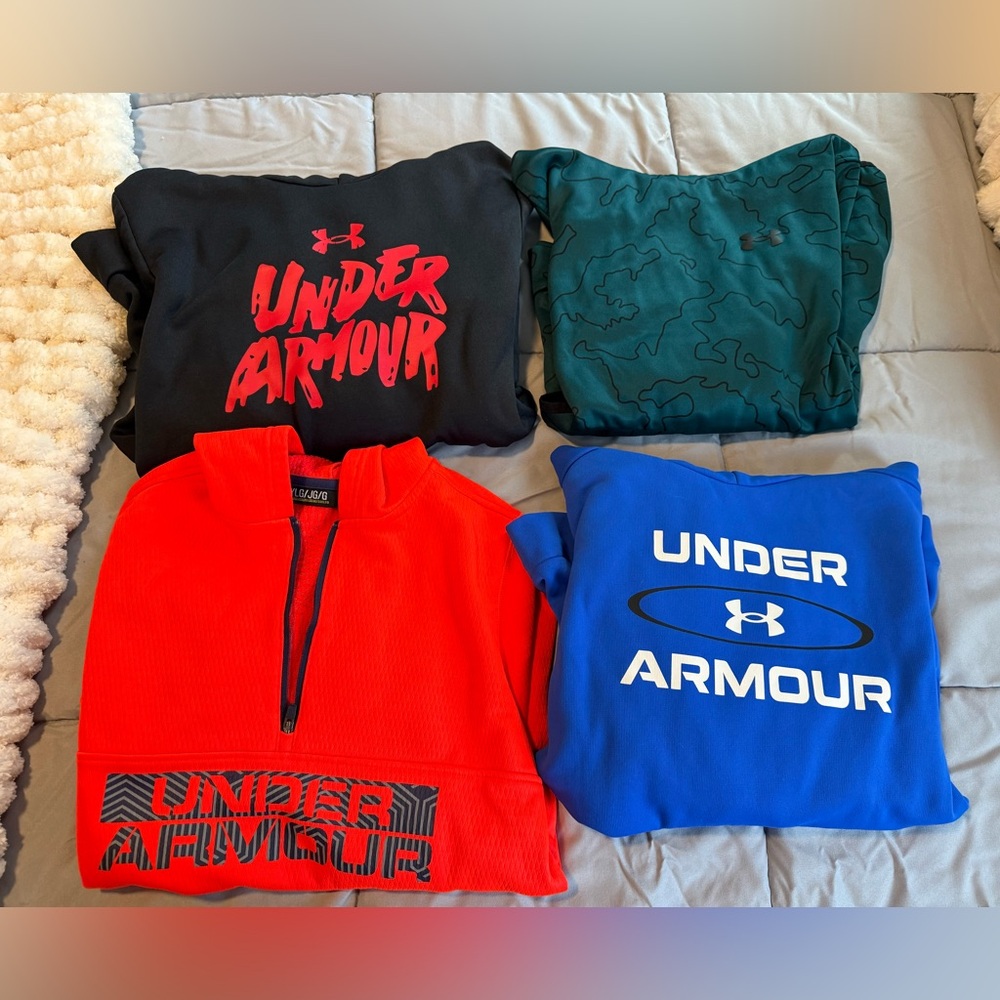 Under Armour Kids' Sweatshirt Set - Black, Red, Blue, Green